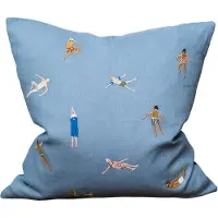 Fine Little Day Swimmers kussenhoes 45x45 cm Blue
