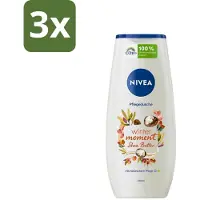 Nivea - Douchegel - Winter Moment Shea Butter - 250 ml - Bulkverpakking - 3 stuks