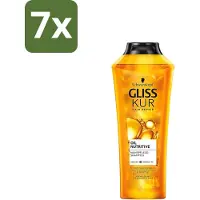 Gliss kur Gliss-Kur - Shampoo - Oil Nutritive - Voedende Shampoo - Voor Stroef & Gespannen Haar - 400 ml - Bulkverpakking - 7 stuks