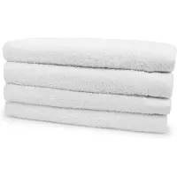 Eleganzzz Handdoeken Set - Set van 4 - Badhanddoeken 70x140cm - Badlakens - Handdoek - 420 gr/m2 - 100% Katoen - white