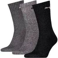 Puma Uniseks Sokken, Grijs, Maat 43-46