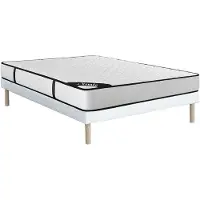 Vente-unique Set 160 x 200 cm gestoffeerde bedbodem + pocketveringmatras 7 zones en traagschuim dikte 22 cm - LUREAN van YSMÉE