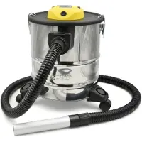 GEKO Asstofzuiger - 20L - 1600W - RVS - Met wielen