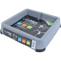 LickiMat Likmat Houder Keeper Grijs 25,3 X 25,3 X 5,5 Cm