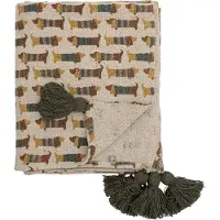 Bloomingville Charlie plaid 130x160 cm Bruin