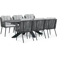 Lifestyle Garden Furniture Lifestyle Tivoli/Voyage 240x120 cm dining tuinset 7-delig