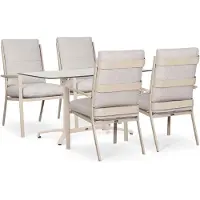 Lifestyle Garden Furniture Lifestyle Lecce/Marano 140x70 cm dining tuinset 5-delig