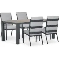 Lifestyle Garden Furniture Lifestyle Lecce/Valley 180x92 cm dining tuinset 5-delig