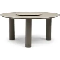 Coco Trino dining tuintafel 158 cm met lazy susan
