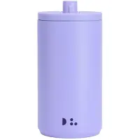 Design Letters Reisbeker 350 Ml - Thermosflessen Roestvrijstaal Lilac - 30101019PAIRIDL