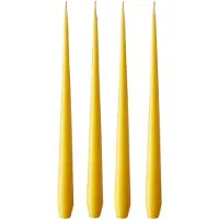 Ester & Erik kaars 4-pack mat dark Lemon drop 15/2, 32 cm