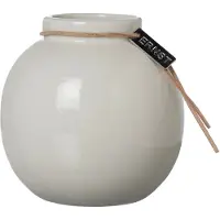 ERNST Vaas Keramiek Wit 10 Cm - Vazen Steengoed White - 270560