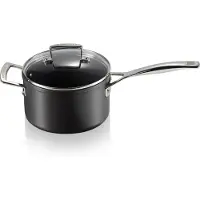 Le Creuset steelpan met glazen deksel 1,9 l Zwart