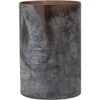 Bloomingville Macha waxinelichtjeshouder/vaas Ø15 cm Paars-bruin