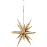 Broste Copenhagen Venus houten ster Ø20 cm Natural