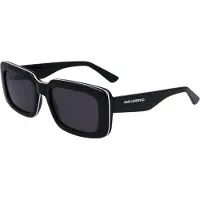 Karl Lagerfeld Zonnebril - - KL6101S-001 - Geïntroduceerd - Zwart - Blauwe lenzen Cat.3