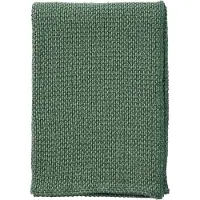 Klippan Yllefabrik Basket katoenen deken 130x180 cm Groen