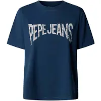 Pepe Jeans Shirt 'Maca' donkerblauw / wit gemêleerd