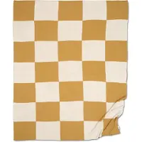 Classic collection Square plaid 130x170 cm Geel