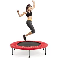 Costway φ Mini-trampoline, 97 cm, opvouwbare trampoline, kindertrampoline tot 150 kg belastbaar, tuintrampoline, indoor- en outdoortrampoline voor kinderen en volwassenen