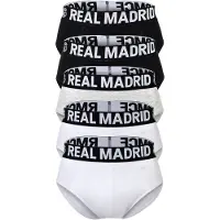 Real Madrid Slip lichtgrijs / zwart / wit