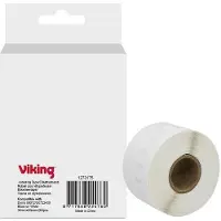 Viking Etiketrol Compatibel DYMO 1983172 WB-DMRL99012-WT Klevend Zwart op Wit 36 x 45 mm Thermisch 260 Etiketten