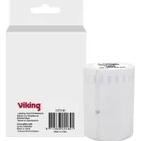 Viking Etiketrol Compatibel DYMO S0904980 WB-DMRLS0904980-WT Klevend Zwart op Wit 104 x 113 mm Thermisch 220 Etiketten