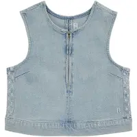We fashion Blouse blauw denim