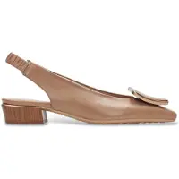 Hispanitas Dames Bruine Azucena schoenen (36), Leer, 1 tot 3 cm, Geen, Casual, Klassiek HV264761