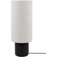 Globen Lighting Florian vloerlamp Wit bouclé/zwart, Ø30x80 cm