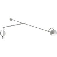 Artemide Wandlampe , Ixa, dimbare, Grijs, Woonkamer, Metaal, Designer