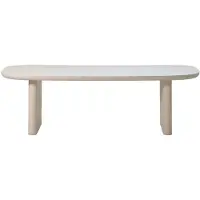 Giga Meubel Tuintafel Maya Deens Ovaal Beige 200cm