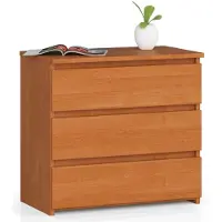 Akord Nachtkastje CL3 met 3 Lades / Furniture Factory / Els / 60 x 57 x 35 cm