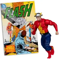 Mcfarlane Toys DC Direct - Actiefiguur - The Flash Jay Garrick & Comic Red Platinum Edition The Flash #123