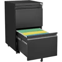 STILVORA Keukeneiland met wielen, keukentrolley met lades en handdoekhouder. Uitschuifbare eettafel. Serveertrolley met stekkerborden. Ideaal voor keuken en eetkamer, zwart