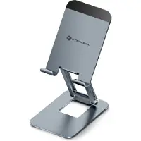 Forcell , Bureauhouder voor Smartphone / Tablet Opvouwbaar Ultra Compact van Aluminium, Grijs