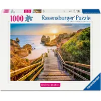 Ravensburger Trap naar het strand van Camilo, Algarve Puzzel 1000 stukjes