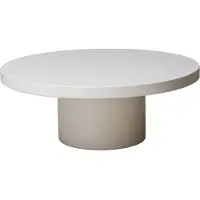 Giga Meubel Loungetafel Eden Rond Beige 65cm