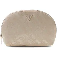 GUESS accessoiretas Dome Pouch Stone Logo beige