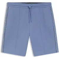BOSS Shorts van een katoenmix met biesdetails