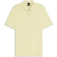 BOSS Pallas-polo van katoenpiqué met logostiksel