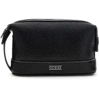 GUESS toilettas Boston Necessaire Black zwart