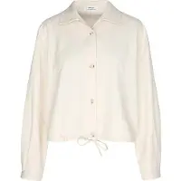 Opus Hemdjack van mix van katoen en linnen relaxed fit model 'Formente'