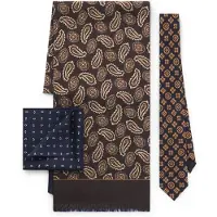 BOSS Cadeauset met zijden halsaccessoires, zoals gezien op de catwalk