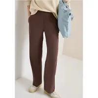 Cecil Dames High Waist broek met wijde pijpen in Loose Fit - Bruin - XXXL