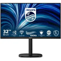 Philips 32B2N3500 Kantoormonitor 32 inch QHD, 100 Hz, 4 ms,