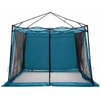 vidaXL Binnentent 6-persoons Blauw taft