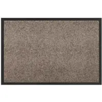 vidaXL Deurmat Beige 80 x 120 x 1.2 cm Teddy Stof