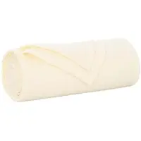 vidaXL plaid Crèmekleurig 200 x 150 cm 0.42 kg Fleece