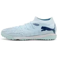Puma Voetbalschoen 'FutureE 9 Match' pastelblauw / donkerblauw